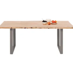Table Harmony acier brut 200x100cm