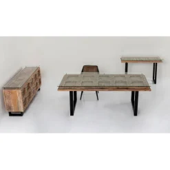Table Harmony chromé 200x100cm