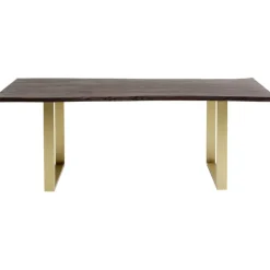 Table Harmony foncé acier brut 200x100