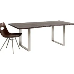 Table Harmony foncé chromé 200x100cm