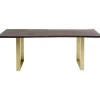 Table Harmony foncé laiton 160x80