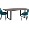 Table Harmony foncé noir 160x80