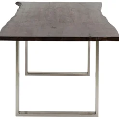 Table Harmony foncé-chromé 160x80cm