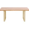 Table Jackie chêne-laiton 160x80