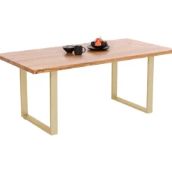 Table Jackie chêne-laiton 160x80