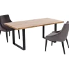Table Jackie chêne-noir 200x100