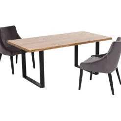 Table Jackie chêne-noir 200x100