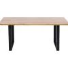 Table Jackie chêne-noir 160x80