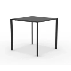 Table Jardin noir 80x80cm