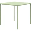 Table Jardin vert menthe 80x80cm