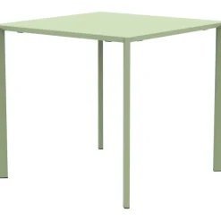 Table Jardin vert menthe 80x80cm