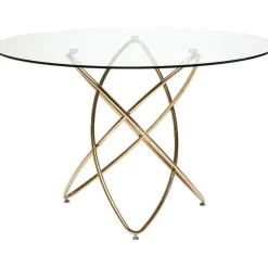Table Molekular dorée Ø120cm