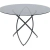 Table Molekular noir Ø120cm
