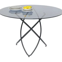 Table Molekular noir Ø120cm