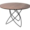 Table Molekular noir noyer Ø120cm
