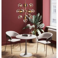 Table Schickeria blanc Ø80