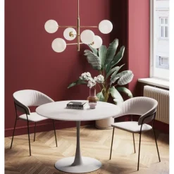 Table Schickeria blanc Ø110