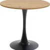 Table Schickeria chêne - noir Ø80cm
