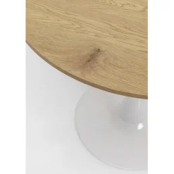 Table Schickeria chêne blanc Ø80cm