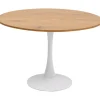 Table Schickeria chêne blanc Ø110cm