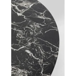 Table Schickeria marbre noir Ø110cm