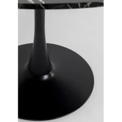 Table Schickeria marbre noir Ø110cm