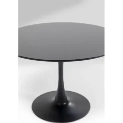 Table Schickeria noir Ø110