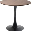 Table Schickeria noyer noir Ø80cm
