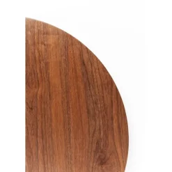Table Schickeria noyer noir Ø80cm
