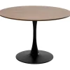 Table Schickeria noyer noir Ø110cm