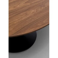 Table Schickeria noyer noir Ø110cm