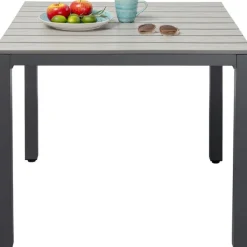 Table Sorrento gris 80x80cm