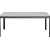 Table Sorrento gris 180x90cm