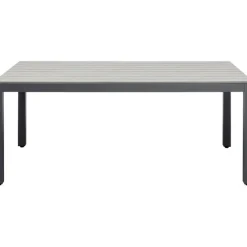 Table Sorrento gris 180x90cm