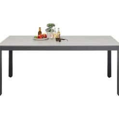 Table Sorrento gris 180x90cm