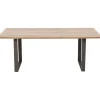 Table Symphony acier brut 160x80