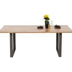 Table Symphony acier brut 160x80