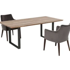 Table Symphony acier brut 160x80
