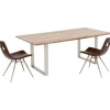 Table Symphony argenté 200x100