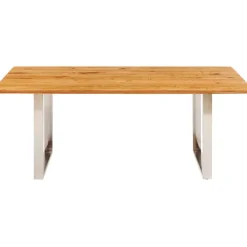 Table Symphony chêne chromé 200x100