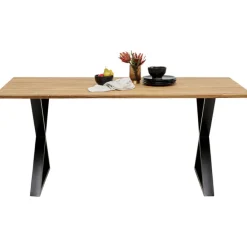 Table Symphony Chêne Cross noir 200x100cm