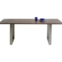Table Symphony foncé chromé 200x100