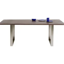 Table Symphony foncé chromé 200x100