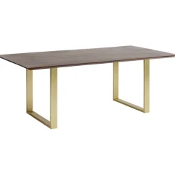 Table Symphony foncé laiton 160x80