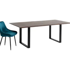 Table Symphony foncé noir 160x80