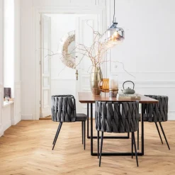 Table Symphony noir 200x100