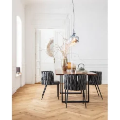 Table Symphony noir 160x80
