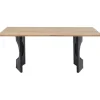 Table Symphony Oho Noir 180x90cm