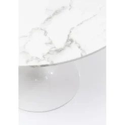 Table Veneto marbre blanc Ø110cm
