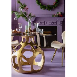 Table Volcano doré Ø120cm